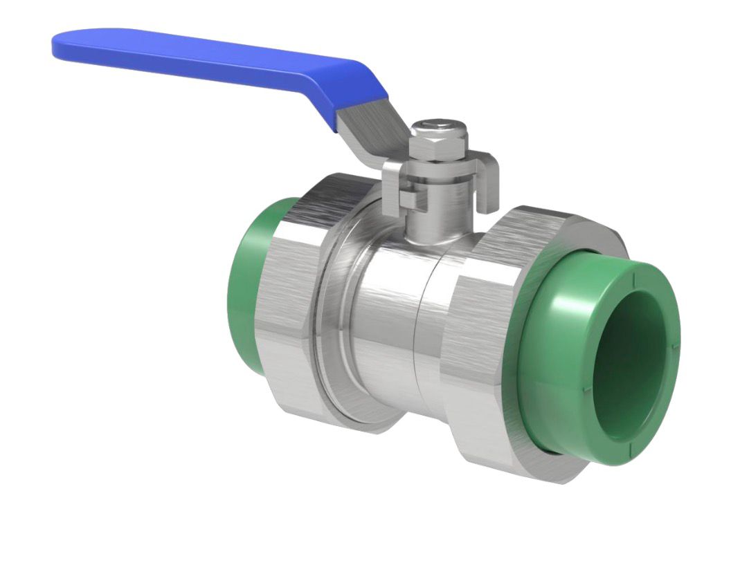 Vanne à bille démontable PPR (union) Ø25 mm